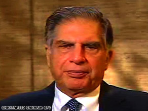 Tata Group Chairman Ratan Tata, whose company owns the Taj hotel, discusses this week's attacks in Mumbai.