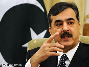 Prime Minister Yousuf Raza Gilani said Pakistani security forces had rounded up a number of militant figures.