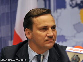 Polish Minister of Foreign Affairs Radoslaw Sikorski.