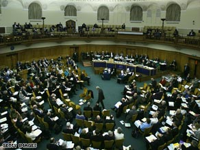 General view of the Synod Assembly Chamber during the General Synod Session.