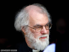 Rowan Williams, Archbishop of Canterbury, faces calls to stop the consecration of more gay bishops.