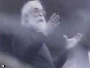 An image of Karadzic released after his arrest shows him with a heavy white beard.
