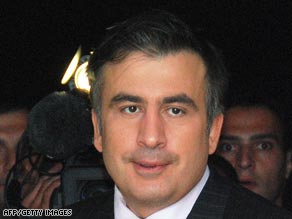 Georgian President Mikheil Saakashvili says Russia wants to extend its control over former Soviet states.