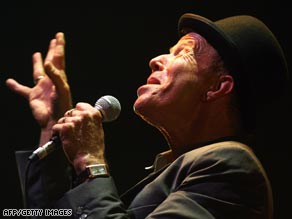 Tom Waits in Paris on the European leg of his tour.