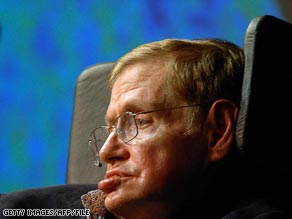 Stephen Hawking, here delivering a lecture in May, spoke recently to CNN about his vision of the future.