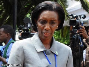 Rose Kabuye is suspected of participating in downing of a plane carrying President Juvenal Habyarimana.