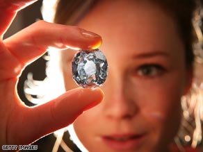 The 35.56-carat diamond dates back to the 17th century.