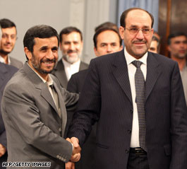 Ahmadinejad, al-Maliki talk U.S. future in Iraq