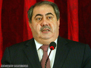 Iraqi Foreign Minister Hoshyar Zebari says he told Iraqi parliament members about the immunity deal Tuesday.