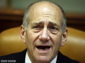 Israeli Prime Minister Ehud Olmert apparently does not believe a peace deal is possible by the year's end.