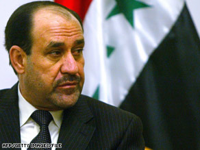 Violence continued in Iraq a day after PM Nuri al-Maliki said a U.S. withdrawal plan must not be "open-ended."