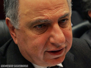 Ahmed Chalabi is condemning the arrest of a member of a de-Baathification committee.