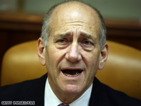 Israeli Prime Minister Ehud Olmert will step down from his position next month.