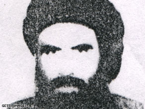 Mullah Omar, chief of the Taliban, is shown in this undated headshot photo.