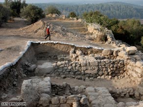 The Elah Fortress in Khirbet Qeiyafa, about 20 miles southwest of Jerusalem.