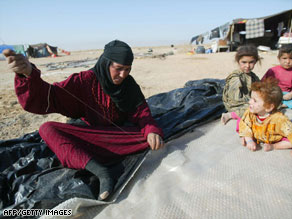 This Iraqi family, which left Tal Afar for Karbala in 2005, is one of the country's many internally displaced families.