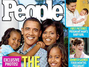The Obama's are on the cover of People Magazine.