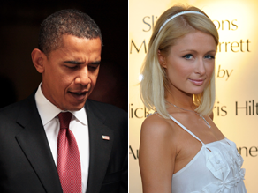Obama once compared himself to Paris Hilton.