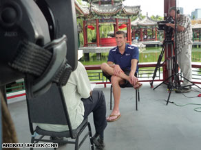 Michael Phelps: Eight gold medals weighs less than self-imposed pressure.