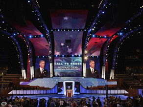 Howard Dean, chairman of the Democratic National Committee, opens the Democratic National Convention in Denver today.