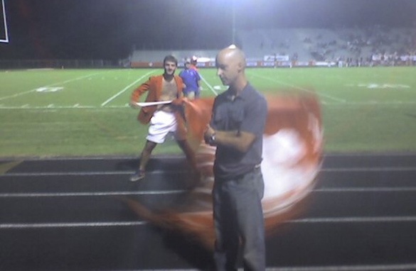Eric and the flag guy