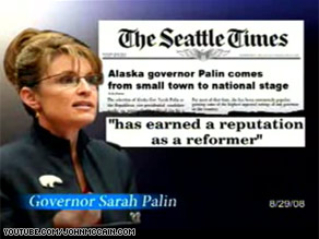 Gov. Palin's record is highlighted in a new ad from the McCain campaign.