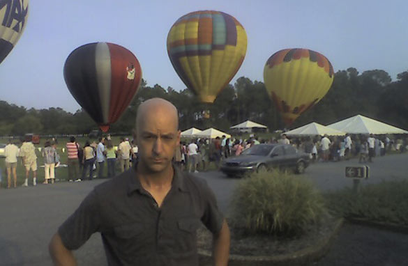 Eric Lanford and the balloons
