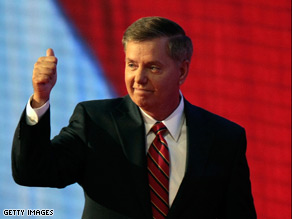 Sen. Graham spoke Thursday night in St. Paul.