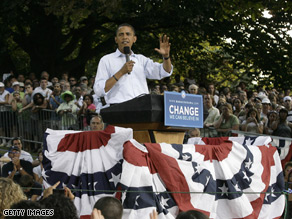 Sen. Obama spoke about change in Pennsylvania Thursday.