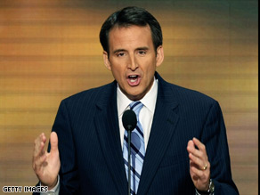 Gov. Pawlenty spoke Thursday night at the Republican Convention. 