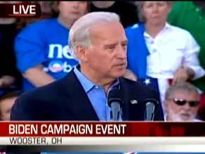  Joe Biden is campaigning in Ohio.