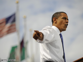 Obama is ahead in two key states, according the latest CNN poll of polls.