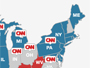 CNN polling map