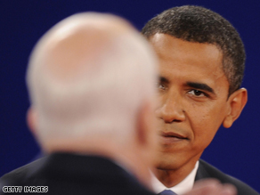 Obama and McCain lay out fundamental dispute on health care.