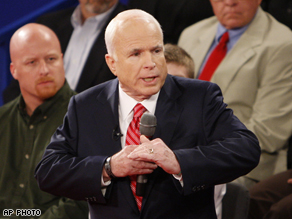 McCain promises to evaluate 'every' government program.
