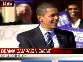 Obama campaigned in Ohio earlier Friday