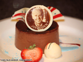 Biden was honored at a Jefferson-Jackson dinner Monday night where he told supporters not to wonder about Obama.