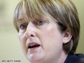 UK interior minister Jacqui Smith has pushed for the detention limit to be extended to 42 days.