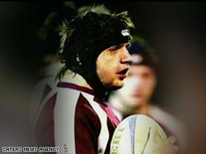 Daniel James, who played rugby for England under-16s, was paralyzed during match practice last year.