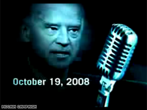 The McCain campaign is targeting Biden's comments in a new ad.