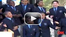 Watch students from The Ron Clark Academy perform their election rap.