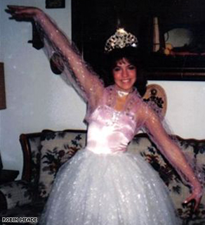 Robin as 'Glenda the Good Witch when she was a Majorette in high school
