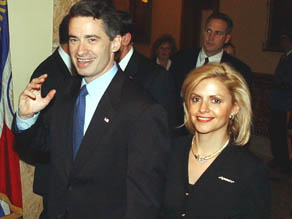 James McGreevey with Dina Matos during better days