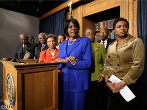 Congressional Black Caucus announced new leadership in November 2008.