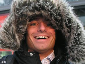 A unusual array of headwear can be found on the chilly streets of Davos, Switzerland during the World Economic Forum.