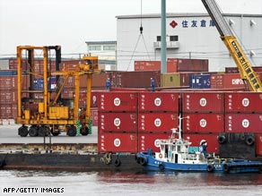 Japan's exports plunged 45.7 percent last month, as major exporters made further production cutbacks.