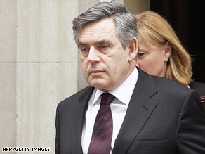 British premier Gordon Brown