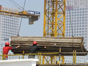 China's $586 billion stimulus package includes a focus on increasing infrastructure.