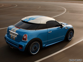 The Mini Coupé will be unveiled at the forthcoming Frankfurt motor show.