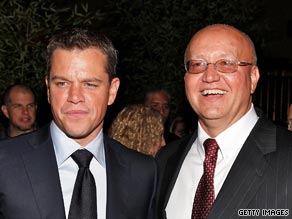 Mark Whitacre, right, at the premiere of 'The Informant' with Matt Damon.